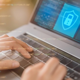 Laptop, cyber security