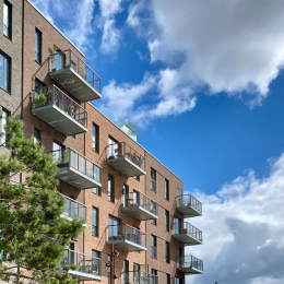 An apartment building