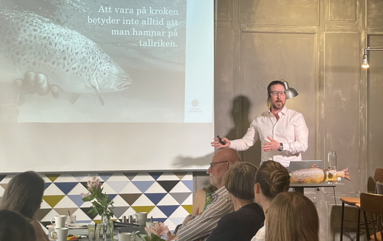 Samuel Blyth, Uppsala universitet. Foto: Lisa Bergqvist